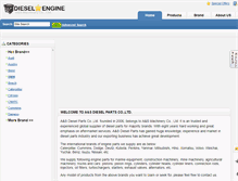 Tablet Screenshot of diesel-engine-parts.net